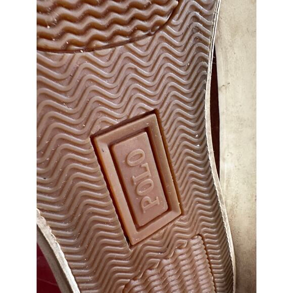 Polo Ralph Lauren Shoes Tavis Brown Leather High Top Sneakers Boots Men Size - Picture 12 of 16